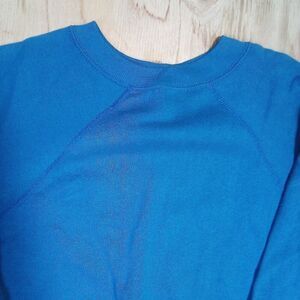 Vintage Pannill Blank Crewneck Sweatshirt Blue